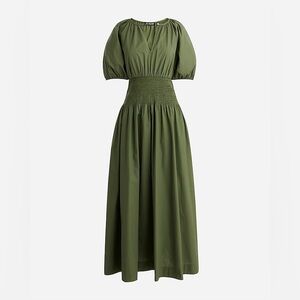 J.Crew Provence smocked-waist midi dress - Size Large